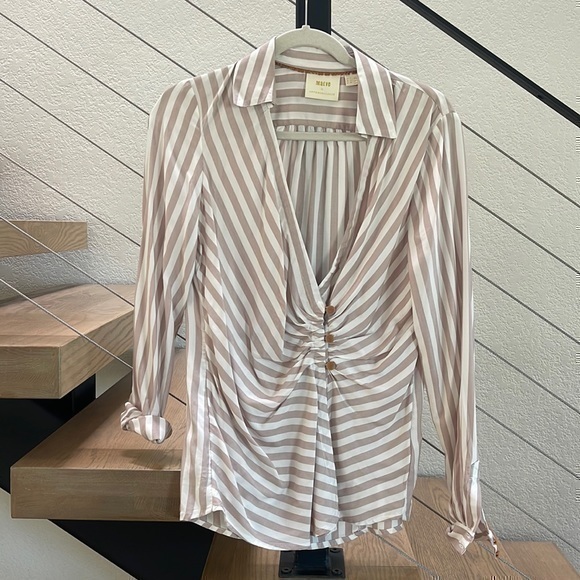 Mauve Tops - Maeve by anthro blouse